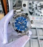 Oris Aquis Series Replica Watches Blue Chronograph Dial